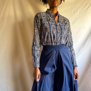 Joe fresh printed dress shirt Cotten